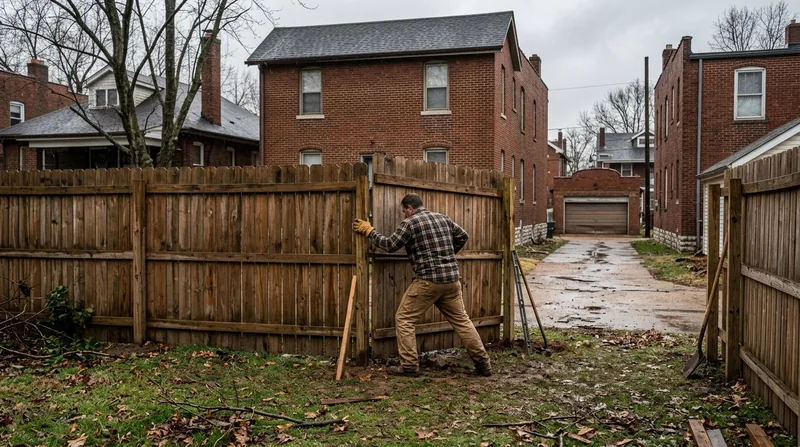 Storm Damage Fence Repair St. Louis