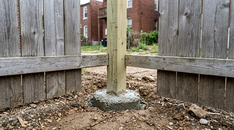 Fence Post Repair & Replacement St. Louis